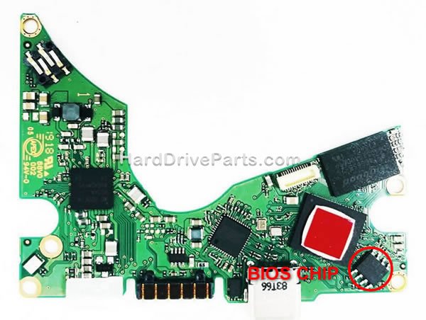 2060-810003-001 Transfert BIOS Carte Disque Dur WD