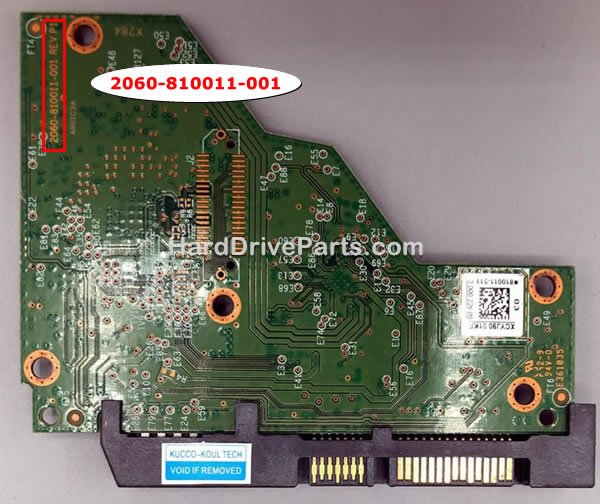 2060-810011-001 Carte Disque Dur WD