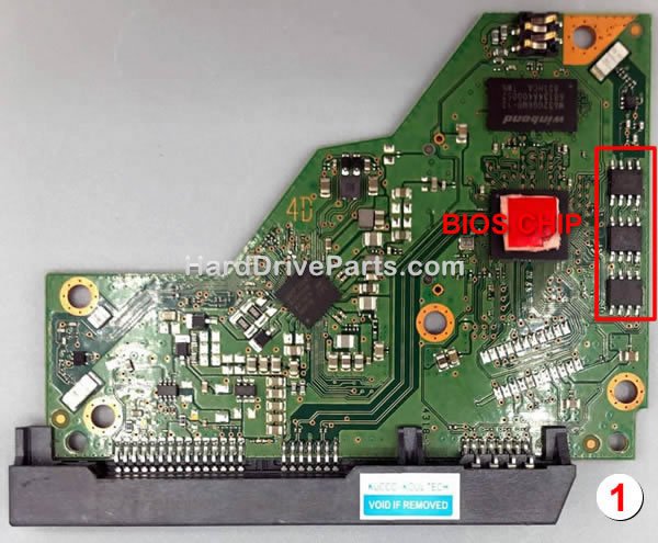 2060-810011-001 Transfert BIOS Carte Disque Dur WD