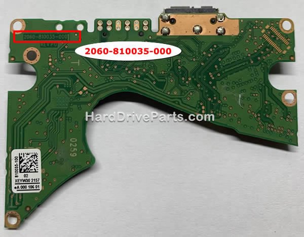 2060-810035-000 Carte Disque Dur WD