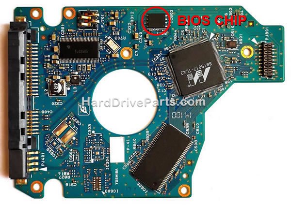 G002641A Transfert BIOS Carte Disque Dur Toshiba