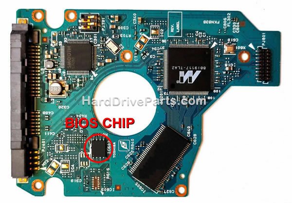 G002872A Transfert BIOS Carte Disque Dur Toshiba