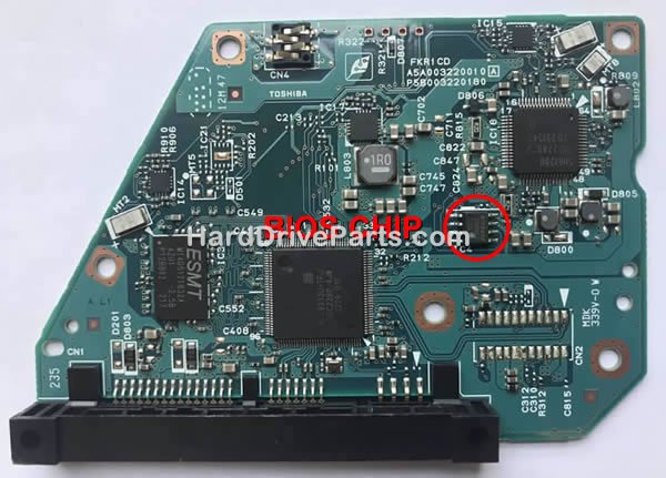 G003220A Transfert BIOS Carte Disque Dur Toshiba