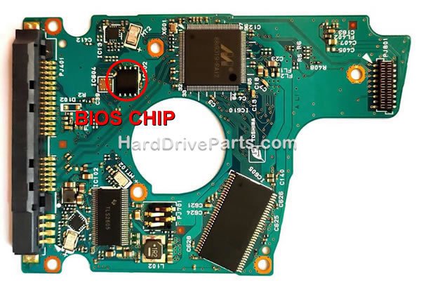 G003235B Transfert BIOS Carte Disque Dur Toshiba