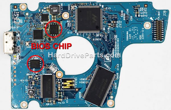 G003250A Transfert BIOS Carte Disque Dur Toshiba