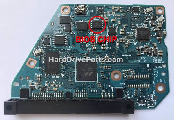 G3626A Transfert BIOS Carte Disque Dur Toshiba