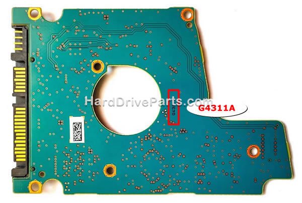 G4311A Carte Disque Dur Toshiba