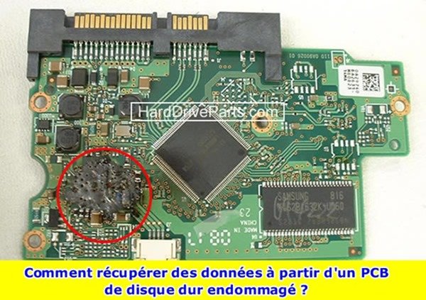 Comment r&eacute;cup&eacute;rer des donn&eacute;es &agrave; partir d'un PCB de disque dur endommag&eacute;?