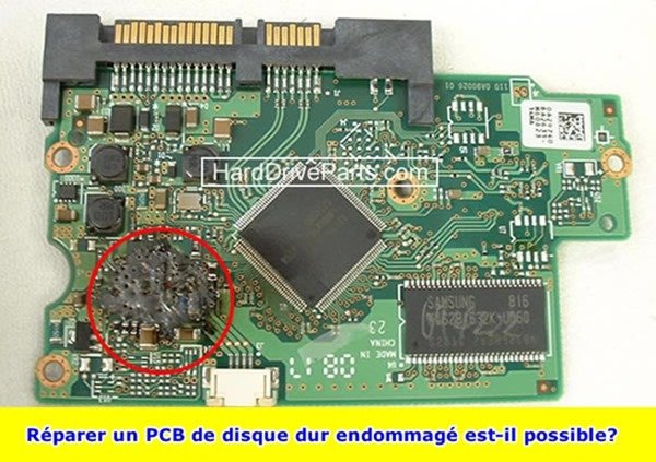 R&eacute;parer un PCB de disque dur endommag&eacute; est-il possible?