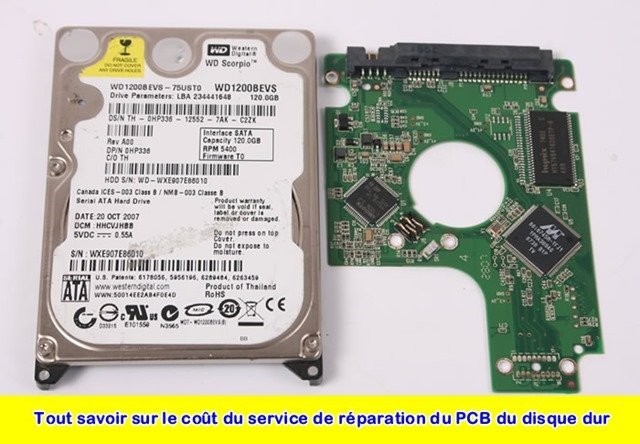 Tout savoir sur le co&ucirc;t du service de r&eacute;paration du PCB du disque dur