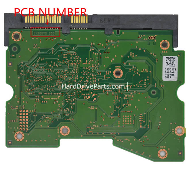 WD HUS726060ALE610 Carte PCB 006-0A90641