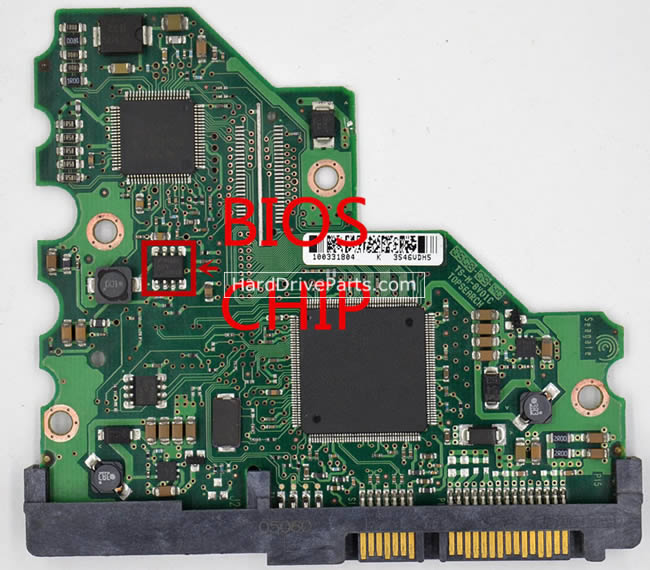 Seagate ST3160828AS Carte PCB 100331803