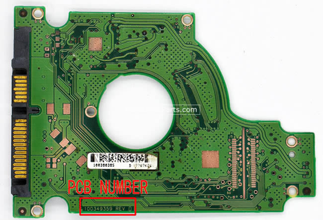 Seagate ST910021AS Carte PCB 100349359