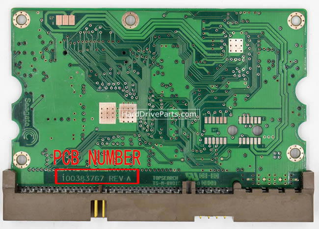 Seagate ST3500841A Carte PCB 100383767