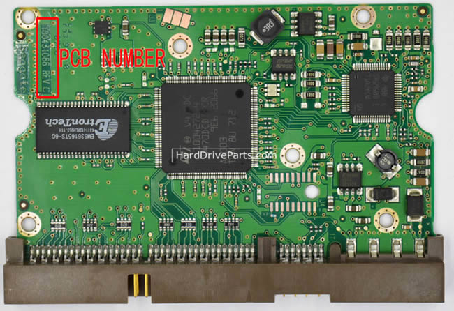 Seagate STM3160215A Carte PCB 100431066