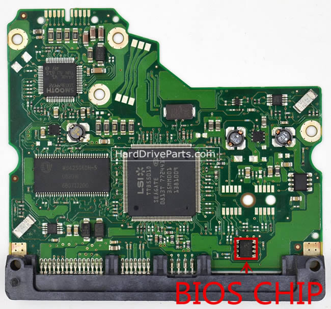 Seagate ST3500820AS Carte PCB 100466725