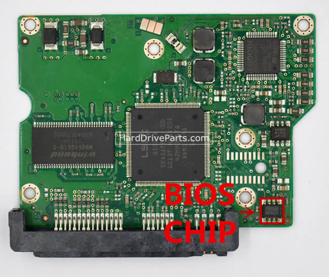 Seagate STM3320614AS Carte PCB 100504364