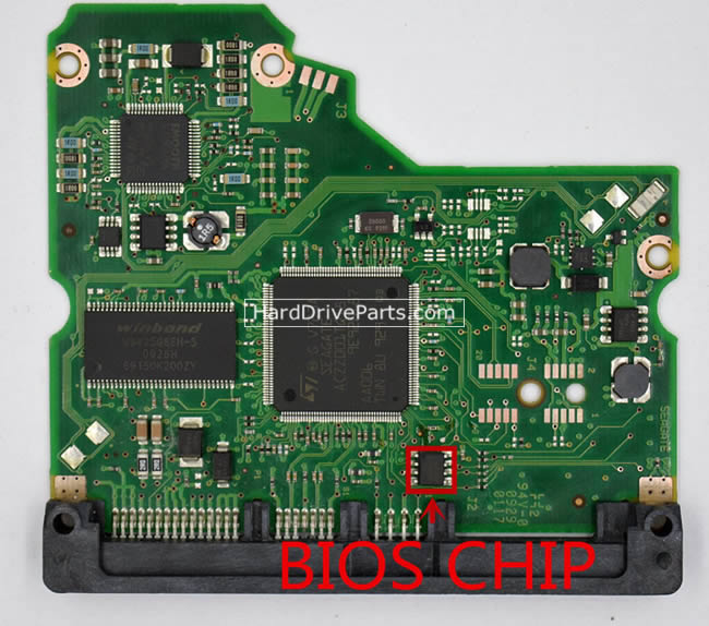 Seagate ST31500341AS Carte PCB 100512588