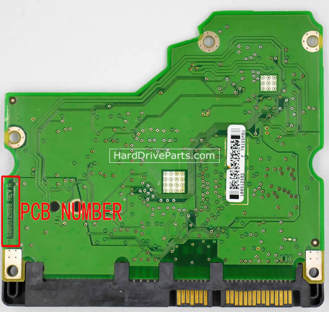 Seagate ST31500341AS Carte PCB 100512588