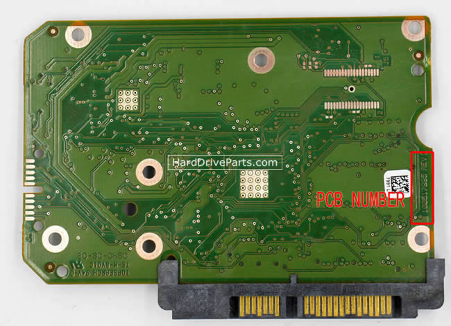 Seagate ST3500418AS Carte PCB 100517995