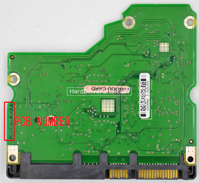 Seagate ST31000533CS Carte PCB 100530756