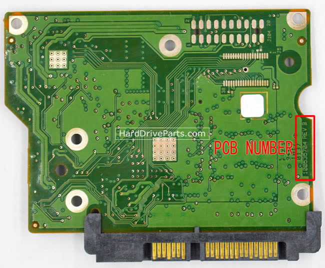 Seagate ST250DM000 Carte PCB 100535704