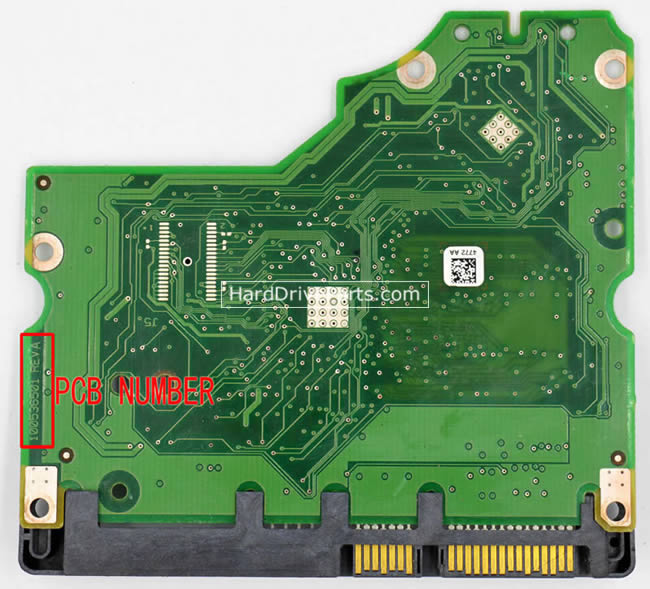 Seagate ST3750528AS Carte PCB 100536501