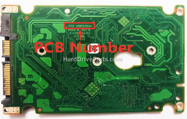 Seagate ST9500620NS Carte PCB 100583844