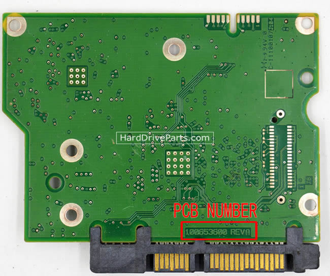 Seagate ST2000DM001 Carte PCB 100653600