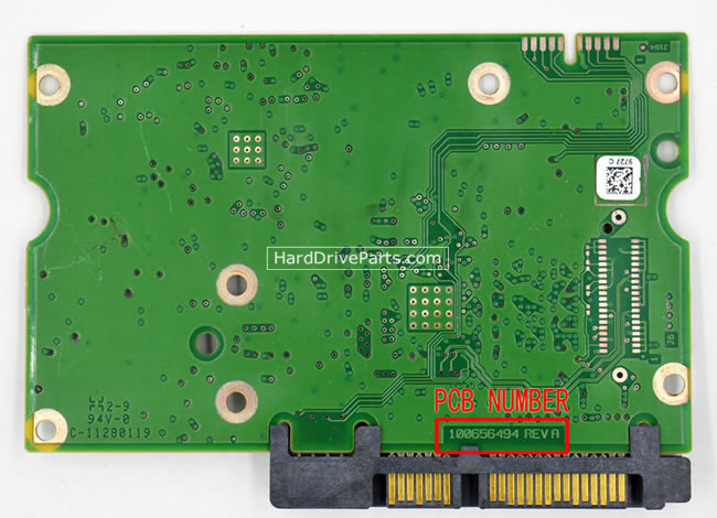 Seagate ST33000650NS Carte PCB 100656494