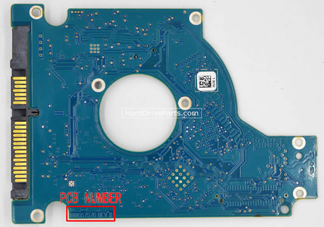 Seagate ST500LX003 Carte PCB 100657576