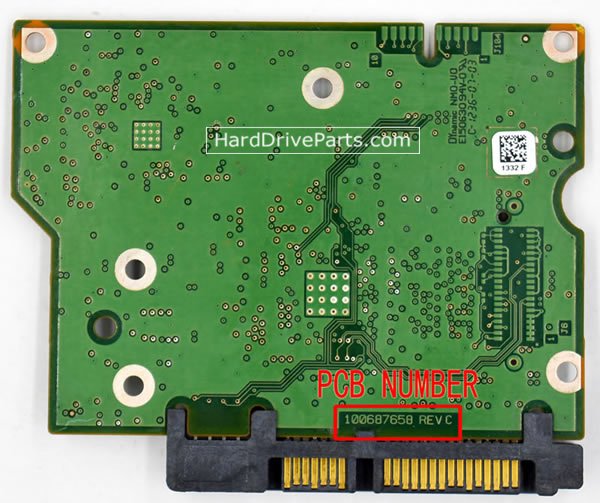 100687658 Carte PCB Seagate