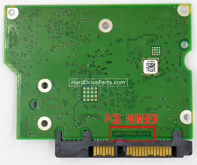 Seagate ST1000DX001 Carte PCB 100716565