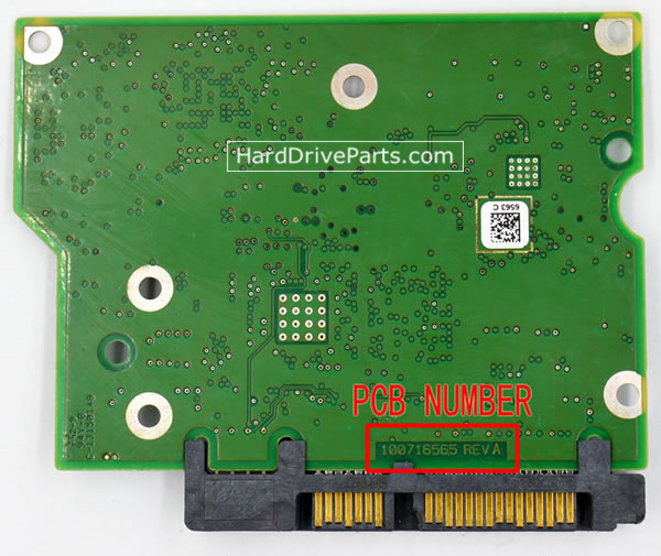 100716565 carte PCB disque dur Seagate