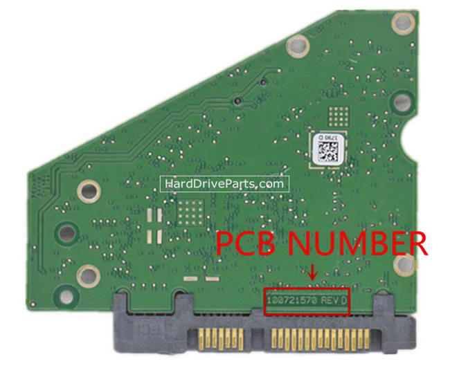 Seagate ST2000DM001 Carte PCB 100721570