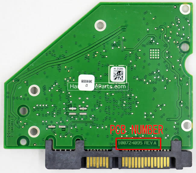 100724095 PCB Disque Dur Seagate