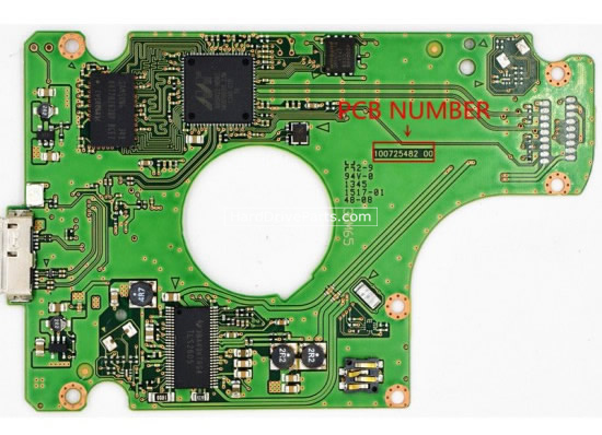 Seagate ST1000LM024 Carte PCB 100725482