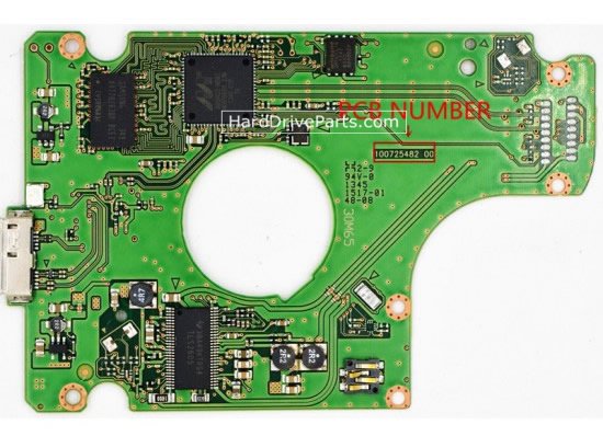 100725482 Carte PCB Seagate