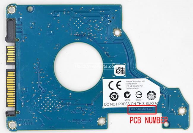 Seagate ST500LT032 Carte PCB 100726606