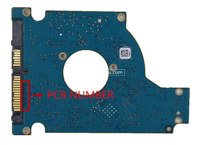 Seagate ST1000LM014 Carte PCB 100731589