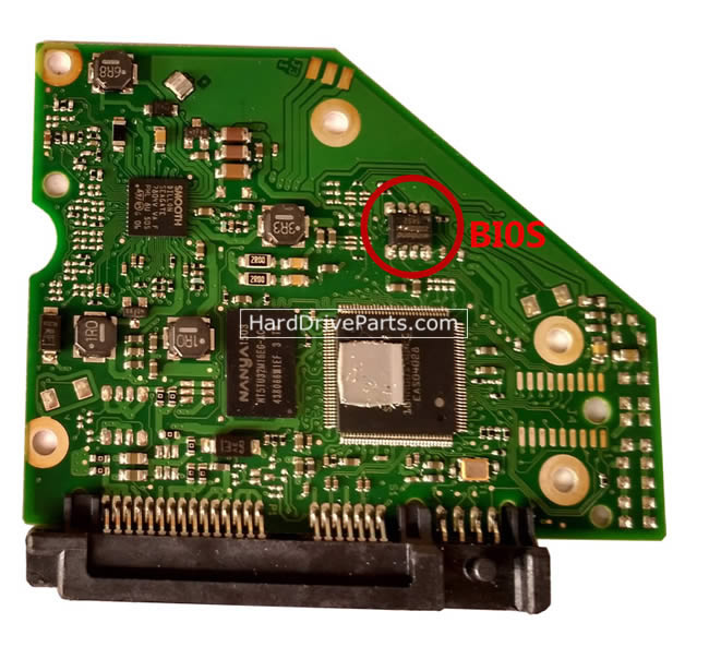 Seagate ST2000DX001 Carte PCB 100749730