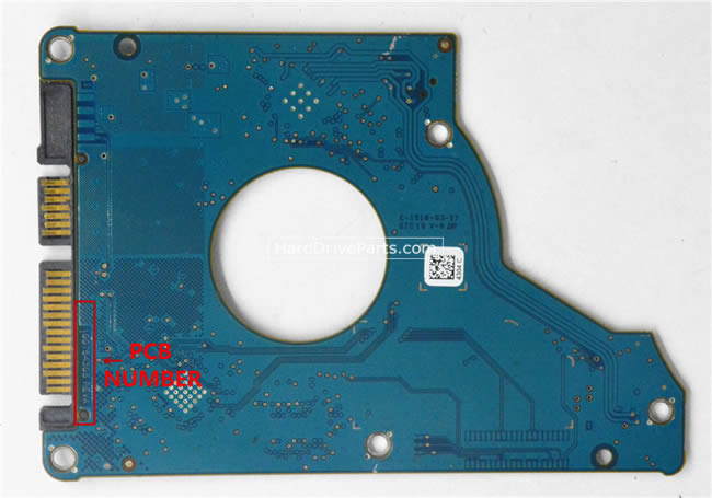 Seagate ST750LM030 Carte PCB 100754305