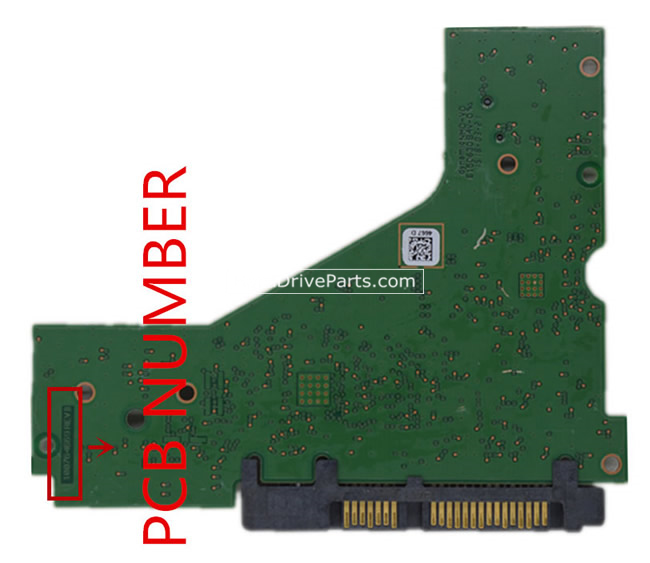 Seagate ST6000DM001 Carte PCB 100764669