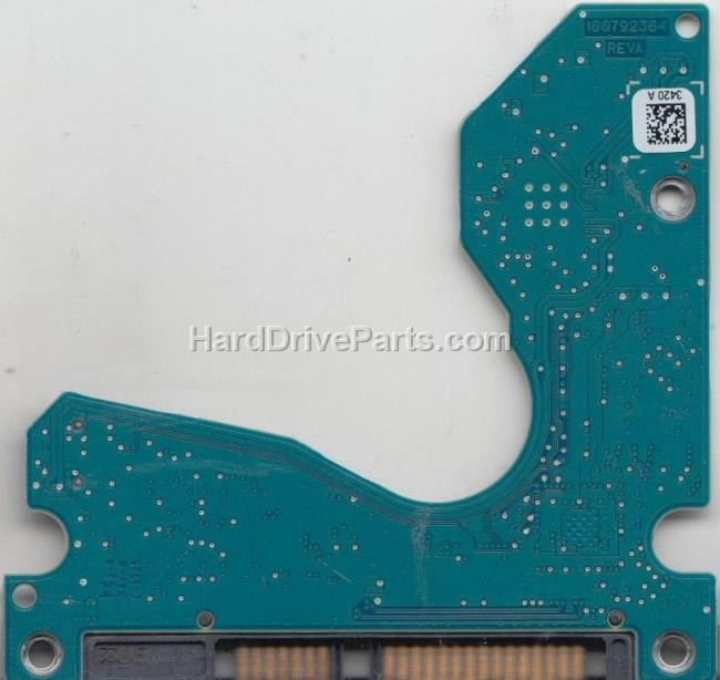 Seagate ST500LX025 Carte PCB 100792364