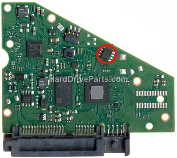 carte pcb disque dur seagate 100870247
