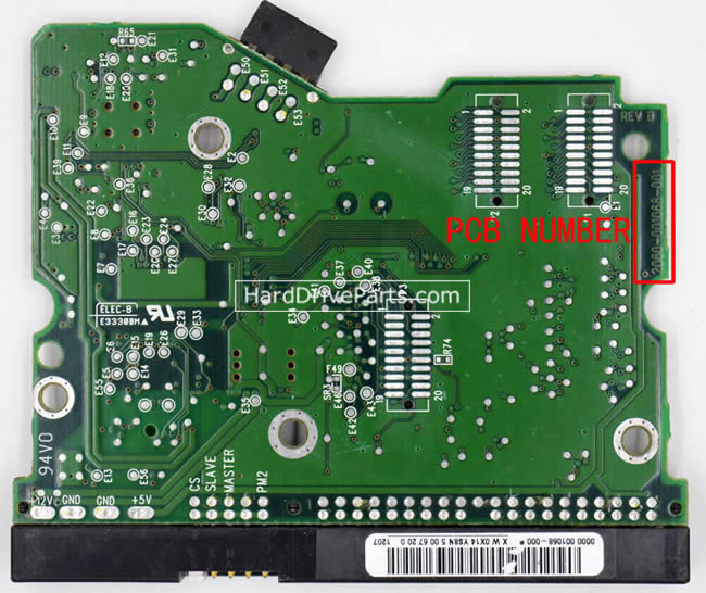 2060-001068-001 PCB Disque Dur WD