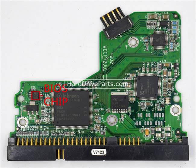 2060-001127-003 PCB Disque Dur WD