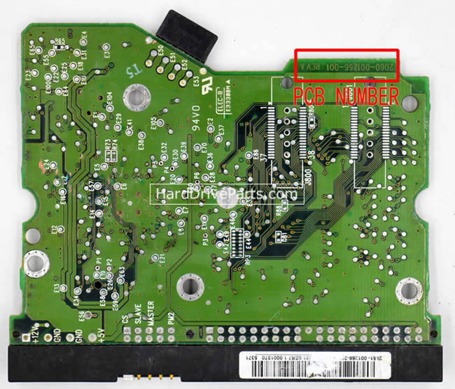 2060-001266-001 PCB Disque Dur WD