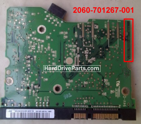 WD2500SD Western Digital PCB Contrôleur Disque Dur 2060-701267-001