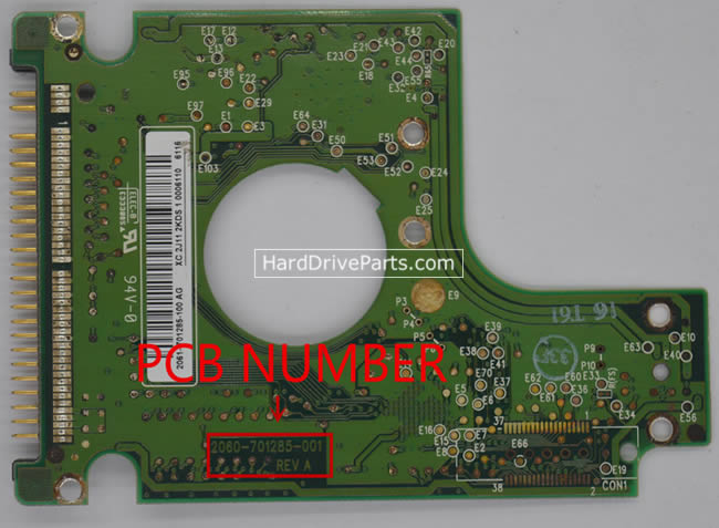 WD WD600UE Carte PCB 2060-701285-001